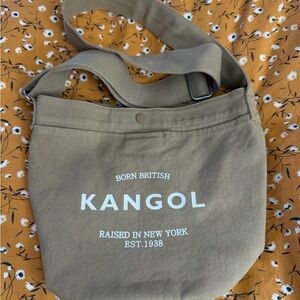 Kangol Beige Canvas Crossbody Bag